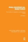 Image for Philosophical rhetoric  : the function of indirection in philosophical writing