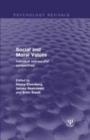 Image for Social and moral values  : individual and societal perspectives