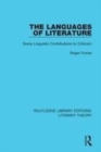 Image for The languages of literature  : some linguistic contributions to criticism