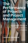 Image for The performance of projects and project management  : sustainable delivery in project intensive companies