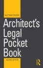 Image for Architect&#39;s legal pocket book