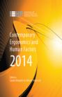Image for Contemporary ergonomics and human factors 2014