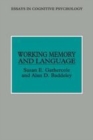 Image for Working memory and language