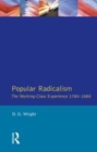 Image for Popular radicalism: the working class experience, 1780-1880