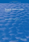 Image for Metabolic Effects Of Dietary Fructose