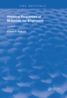 Image for Physical Properties of Materials For Engineers : Volume 3