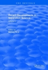 Image for Recent Developments in Separation Science : Volume 2