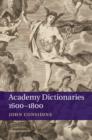Image for Academy Dictionaries 1600-1800