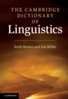 Image for Cambridge Dictionary of Linguistics