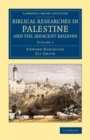 Image for Biblical Researches in Palestine and the Adjacent Regions: Volume 1: A Journal of Travels in the Years 1838 and 1852