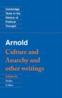 Image for Arnold: &#39;Culture and Anarchy&#39; and Other Writings