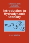 Image for Introduction to hydrodynamic stability
