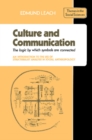 Image for Culture &amp; communication: the logic by which symbols are connected : an introduction to the use of structuralist analysis in social anthropology