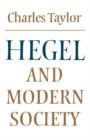Image for Hegel and modern society