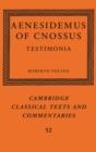 Image for Aenesidemus of Cnossus: Testimonia. : 52
