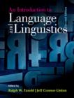 Image for An introduction to language and linguistics