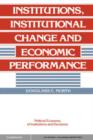 Image for Institutions, institutional change and economic performance