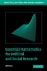 Image for Essential mathematics for political and social research