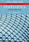 Image for The Cambridge dictionary of statistics