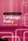 Image for The Cambridge handbook of language policy