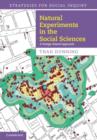 Image for Natural Experiments in the Social Sciences: A Design-Based Approach