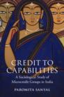 Image for Credit to capabilities: a sociological study of group-based lending in India