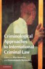 Image for Criminological approaches to international criminal law