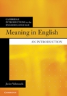 Image for Meaning in English: An Introduction