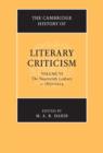 Image for The Cambridge History of Literary Criticism: Volume 6, The Nineteenth Century, c.1830-1914 : 6