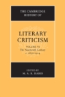 Image for Cambridge History of Literary Criticism: Volume 6, The Nineteenth Century, c.1830-1914