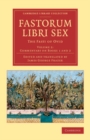 Image for Fastorum Libri Sex: Volume 2, Commentary on Books 1 and 2: The Fasti of Ovid