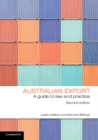 Image for Australian Export: A Guide to Law and Practice