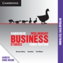 Image for Cambridge Preliminary Business Studies Digital (Card)