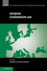Image for European condominium law [electronic resource] /  edited by Cornelius Van Der Merwe. 