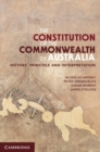 Image for Constitution of the Commonwealth of Australia: History, Principle and Interpretation