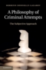 Image for Philosophy of Criminal Attempts