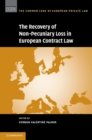 Image for Recovery of Non-Pecuniary Loss in European Contract Law