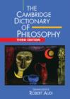 Image for The Cambridge dictionary of philosophy