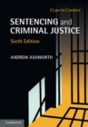 Image for Sentencing and criminal justice