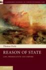 Image for Reason of state: law, prerogative and empire : 14