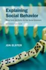 Image for Explaining social behavior: more nuts and bolts for the social sciences