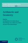 Image for Arithmetic and geometry