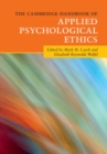Image for The Cambridge Handbook of Applied Psychological Ethics