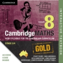 Image for Cambridge Mathematics GOLD NSW Syllabus for the Australian Curriculum Year 8 Digital and Hotmaths Bundle