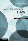 Image for An introduction to law