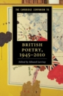 Image for Cambridge Companion to British Poetry, 1945-2010