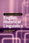 Image for The Cambridge handbook of English historical linguistics