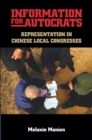 Image for Information for autocrats: representation in Chinese local congresses
