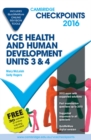 Image for Cambridge Checkpoints VCE Health and Human Development Units 3 and 4 2016 and Quiz Me More