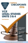 Image for Cambridge Checkpoints VCE Legal Studies Units 3 and 4 2016 and Quiz Me More